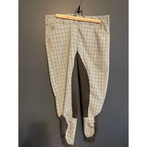 sz 32 Full Seat Plaid Breeches